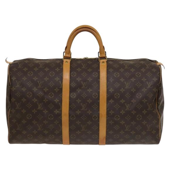 LOUIS VUITTON Monogram Keepall 55 Boston Bag M41424 - Picture 13 of 16